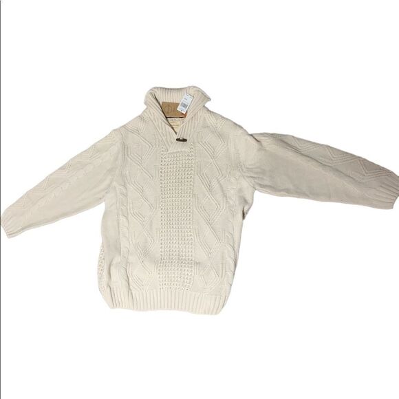 NEW WITH TAGS Weatherproof Womens Sweater Size XXL Toggle Button Cable Knit - Picture 1 of 3